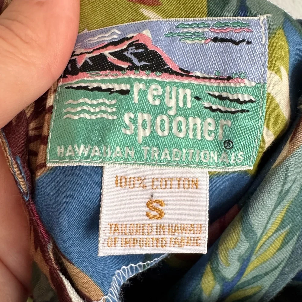 VTG Reyn Spooner Sleeveless Hawaiian Luau Tropical Women’s‎ Sz S